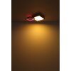 Globo JACKY Plafoniera LED Aspetto del legno, Nero, 2-Luci, Telecomando, Cambia colore