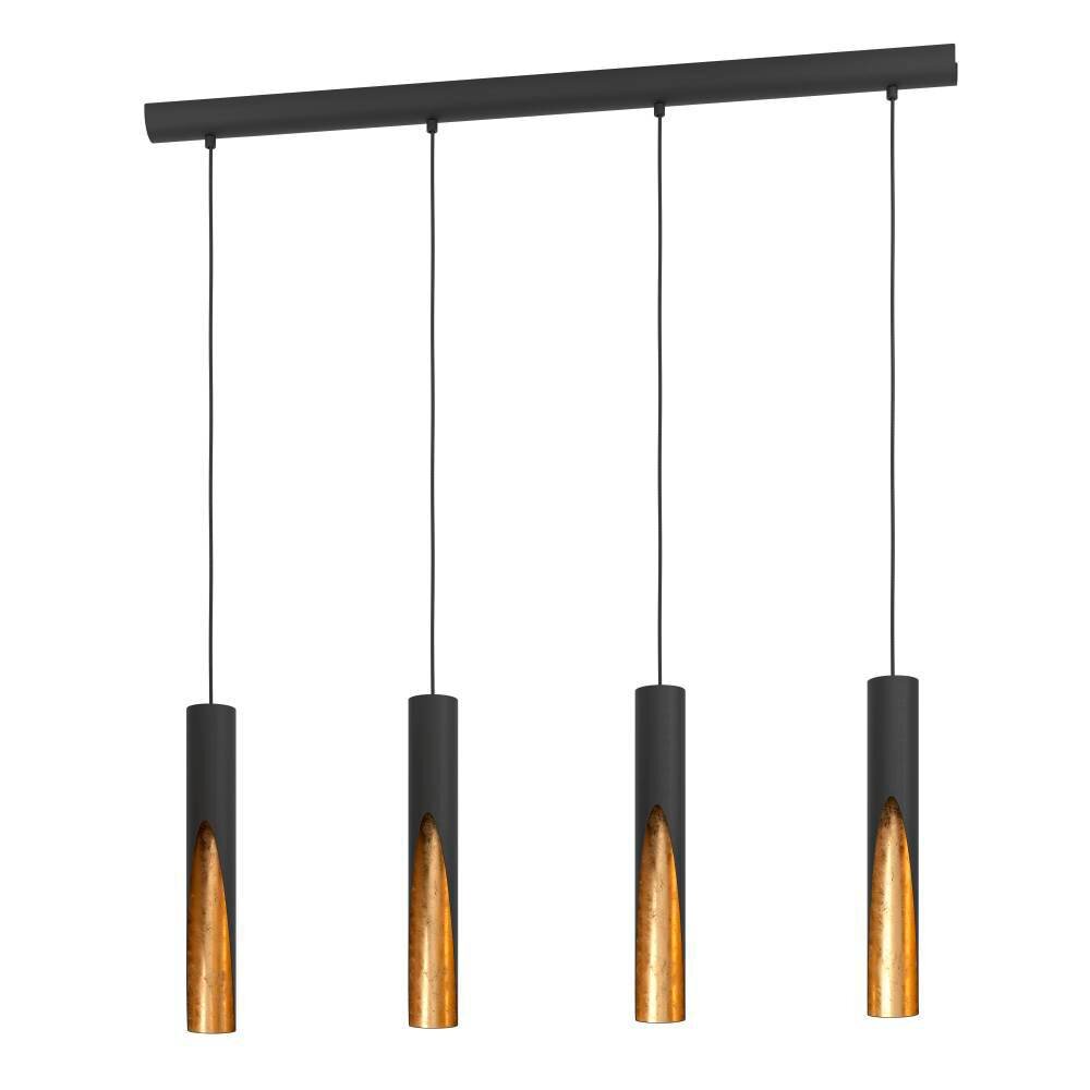 Eglo BARBOTTO Lampadario a sospensione LED Oro, Nero, 4-Luci main product photo