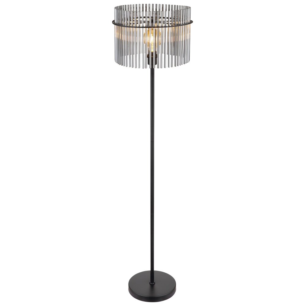 Globo GORLEY Lampada da terra Nero, 1-Luce