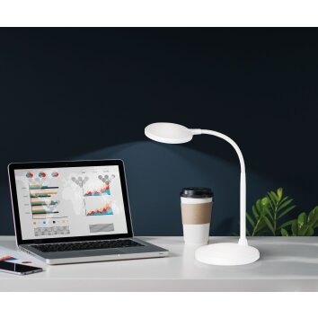 Fischer & Honsel Work Lampada da tavolo LED Bianco, 1-Luce