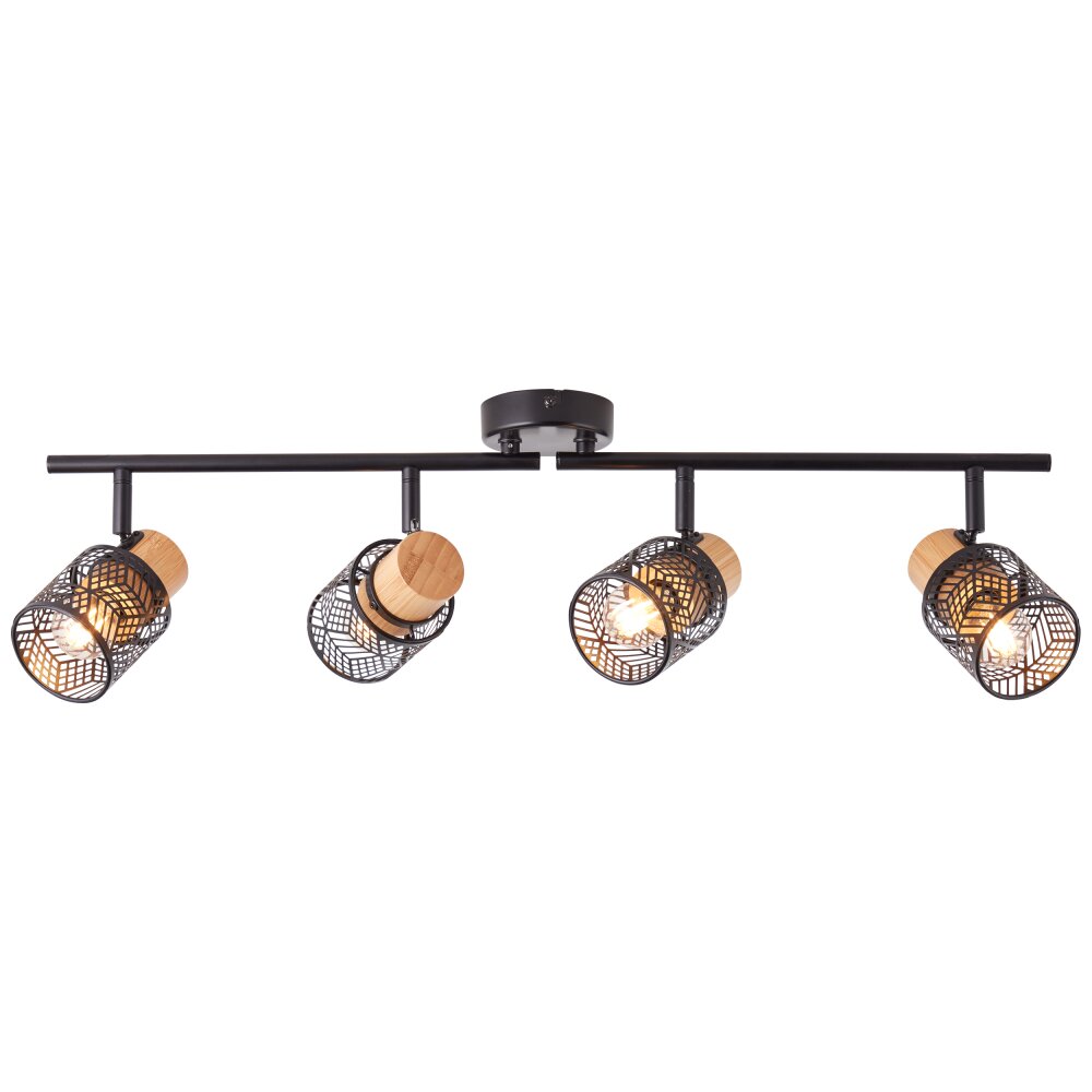 Brilliant Santy Plafoniera Nero, 4-Luci main product photo