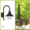 Brilliant Berna Applique da esterno Nero, 1-Luce