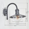 Elima Applique da esterno Antracite, 1-Luce