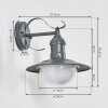 Broni Applique da esterno Antracite, 1-Luce