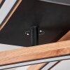 Fairburn Plafoniera LED Aspetto del legno, Nero, 1-Luce