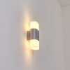 Belerda Applique da esterno LED Grigio, 2-Luci, Sensori di movimento