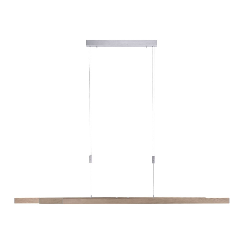 Paul Neuhaus ADRIANA Lampada a Sospensione LED Legno chiaro, 3-Luci main product photo