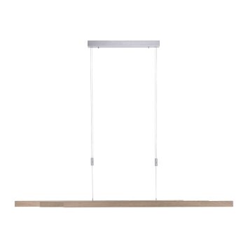 Paul Neuhaus ADRIANA Lampada a Sospensione LED Legno chiaro, 3-Luci