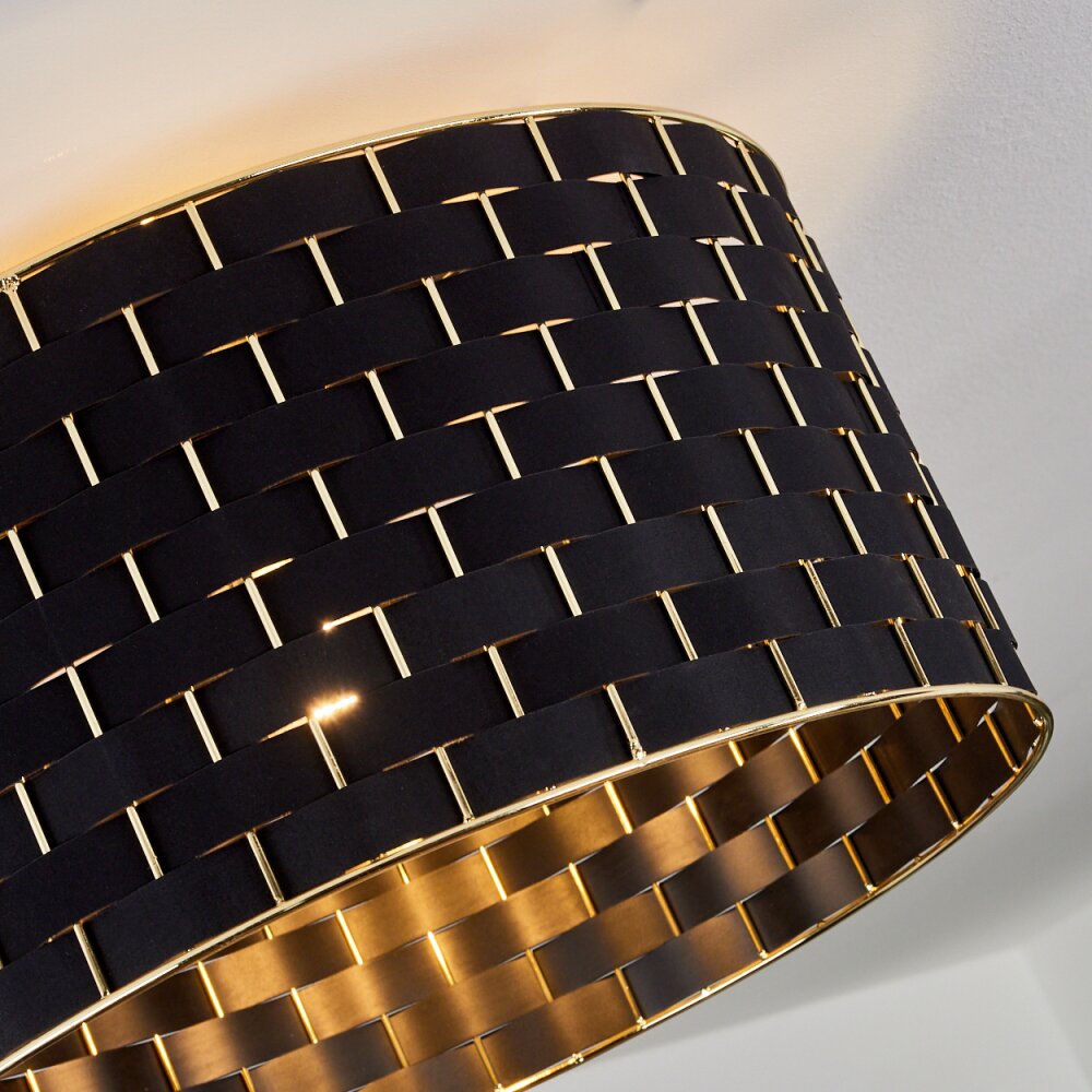 Ubac Plafoniera Nero, 1-Luce