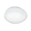 Eglo SILERASCW Plafoniera LED Bianco, 1-Luce, Telecomando, Cambia colore