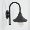 Brilliant Berna Applique per esterno Nero, 1-Luce