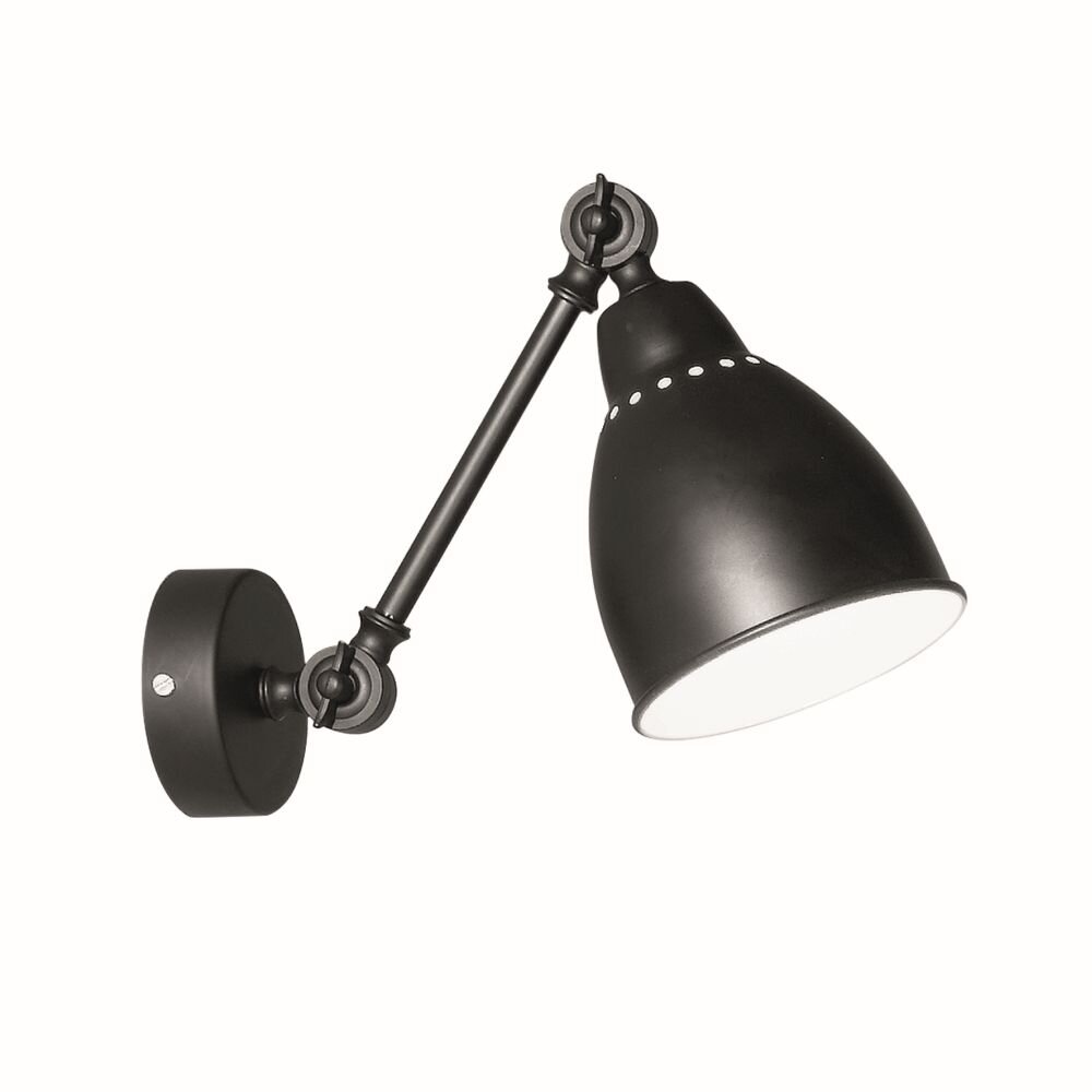 Ideal Lux NEWTON Applique Nero, 1-Luce main product photo