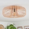 Wemude Plafoniera Beige, Nero, 1-Luce