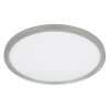 Globo SAPANA Plafoniera LED Nichel opaco, Bianco, 1-Luce