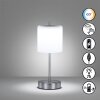 FHL easy Riva Lampada da tavolo LED Nichel opaco, 1-Luce