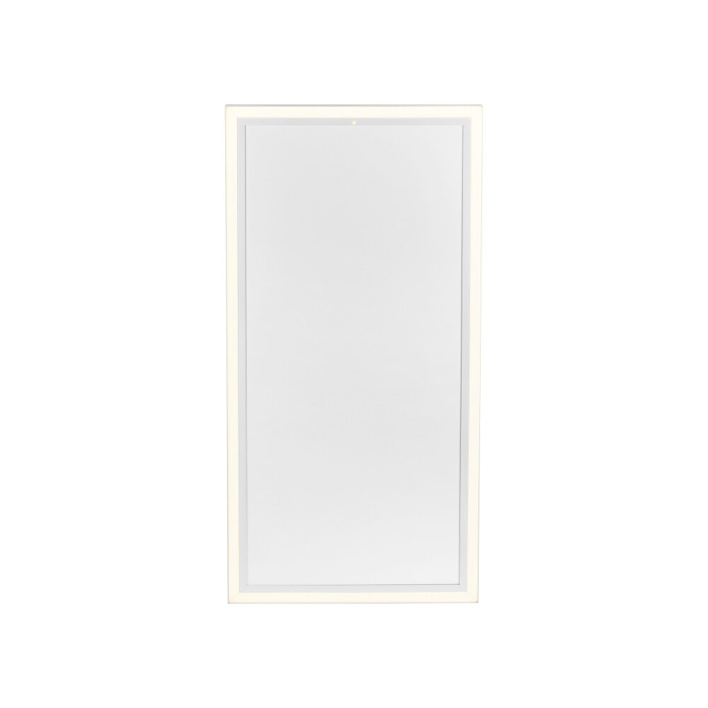 LeuchtenDirekt BEROA Pannello a soffitto con riscaldamento IR LED Bianco, 1-Luce, Telecomando