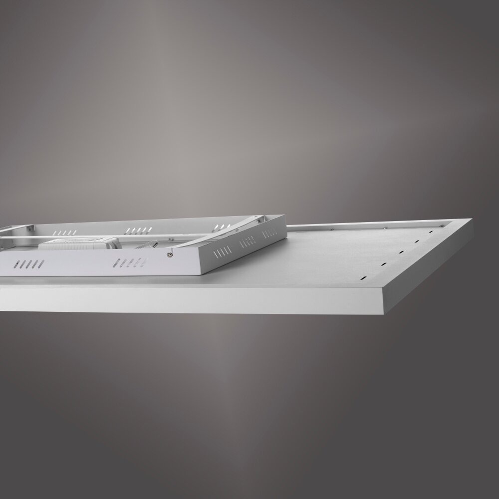 LeuchtenDirekt BEROA Pannello a soffitto con riscaldamento IR LED Bianco, 1-Luce, Telecomando