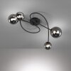 Fischer & Honsel Bala Plafoniera LED Nero, 4-Luci