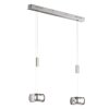 Fischer & Honsel Colette Lampada a Sospensione LED Nichel opaco, 2-Luci