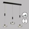 Fischer & Honsel Lavin Lampada a Sospensione LED Nero, 3-Luci