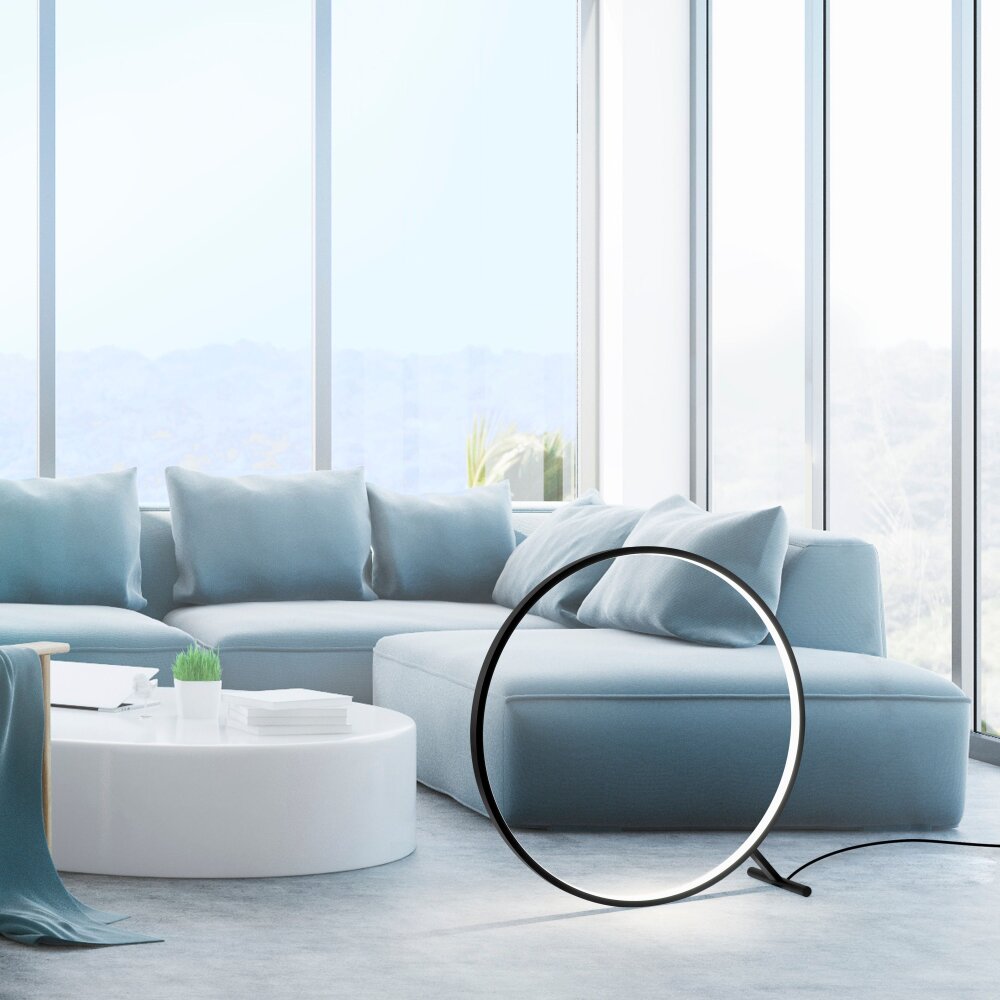 Paul Neuhaus HULA Lampada da terra LED Nero, 1-Luce, Telecomando main product photo