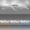Paul Neuhaus QSWING Plafoniera LED Argento, 1-Luce, Telecomando