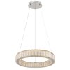 Globo MUCKY Lampadario a sospensione LED Cromo, 1-Luce, Telecomando