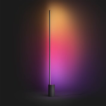 Philips Hue Signe Lampada da terra LED Nero, 1-Luce, Cambia colore