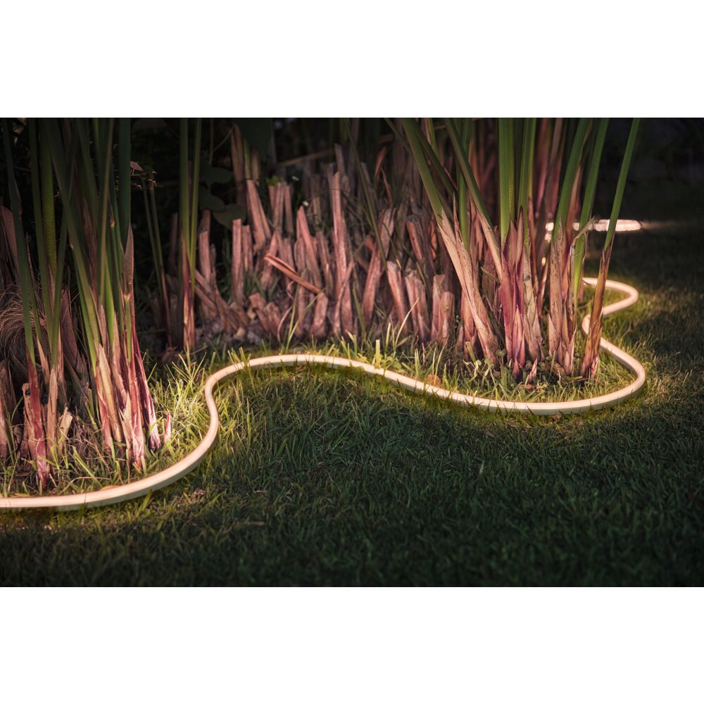 Philips Hue Set di 2 strisce LED per esterni Trasparente, chiaro, 1-Luce, Cambia colore