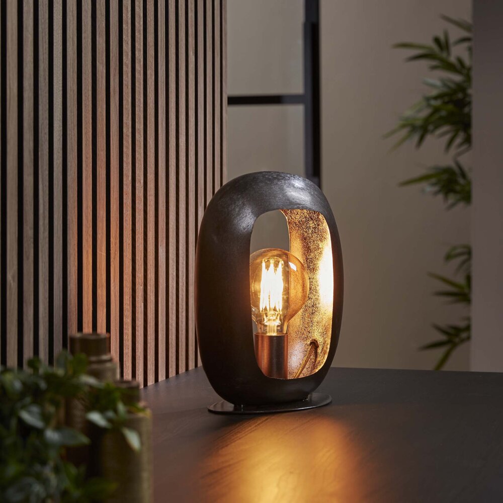 Arch Lampada da tavolo Nichel opaco, Nero, 1-Luce main product photo