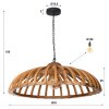 Span Lampada a Sospensione Antracite, 1-Luce