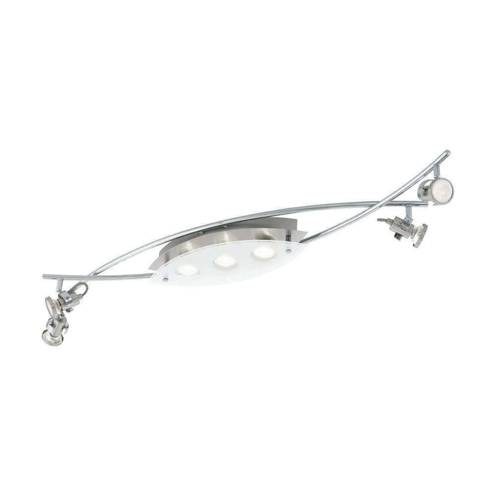 Eglo TUKON Plafoniera LED Cromo, Nichel opaco, 7-Luci main product photo
