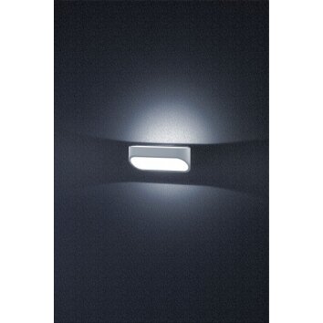Helestra CAPE Applique per esterno LED Grigio, Argento, 1-Luce