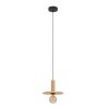 Eglo ESCANDELL Lampadario a sospensione Ottone, Nero, 1-Luce