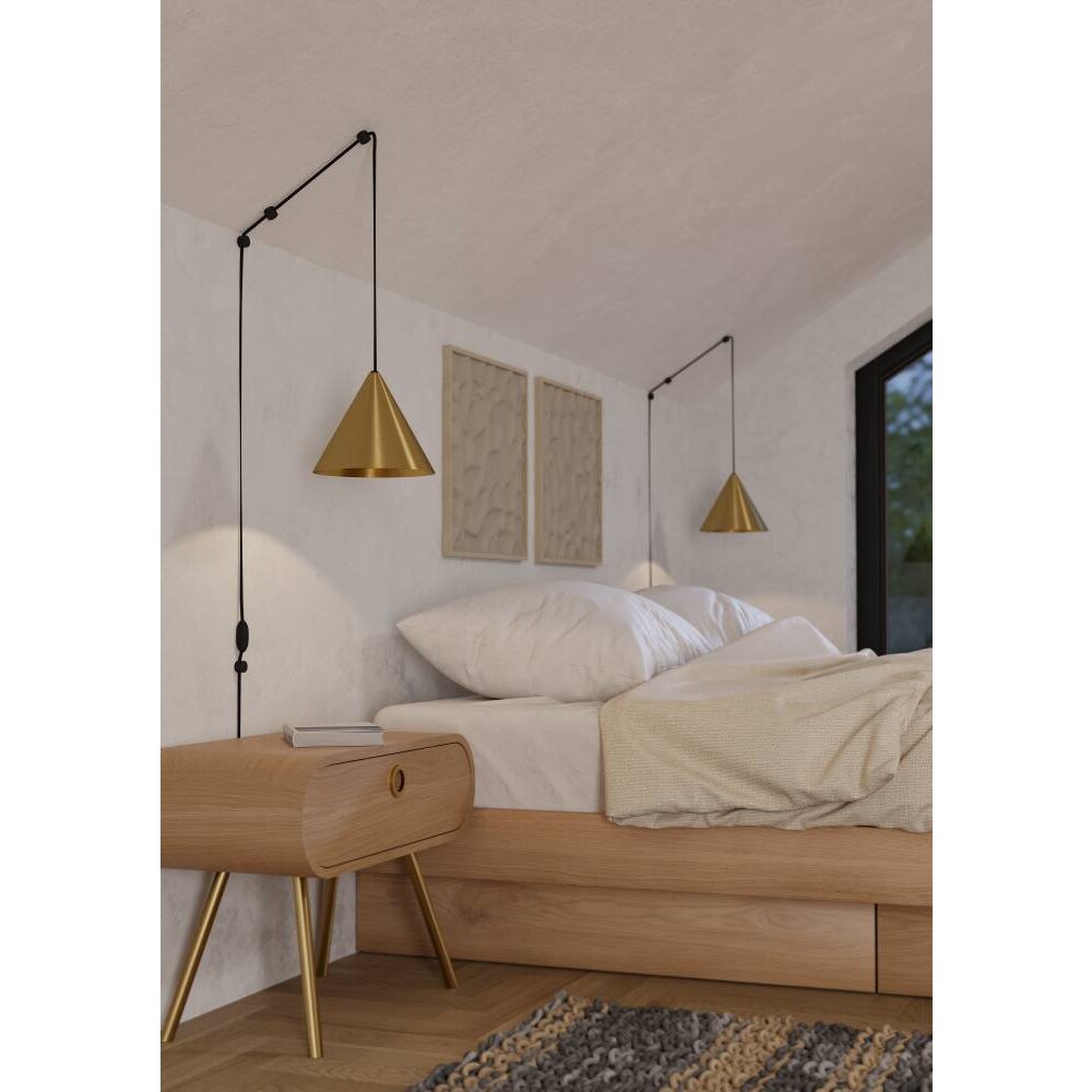 Eglo NARICES Lampadario a sospensione Nero, 1-Luce main product photo