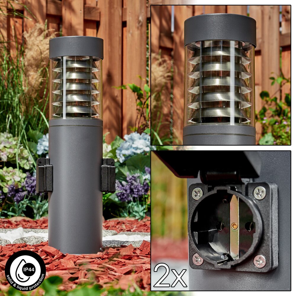 Dakar Lampada con piedistallo Antracite, 1-Luce main product photo