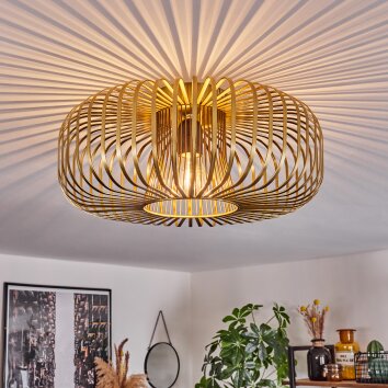 Wemude Plafoniera Ottone, 1-Luce