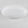 Melres Plafoniera LED Bianco, 1-Luce, Telecomando