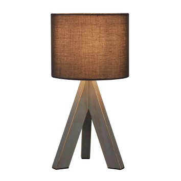 Searchlight Wood Tripod Lampada da tavolo Legno chiaro, 1-Luce