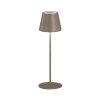 FHL easy Cosenza Lampada da tavolo LED Marrone, Grigio, 1-Luce, Cambia colore