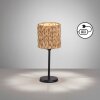 Fischer & Honsel Hyazinthe Lampada da tavolo Nero, 1-Luce