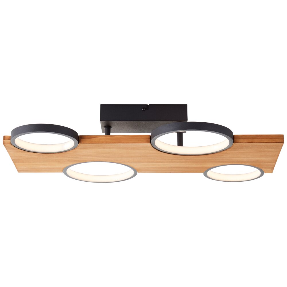 Brilliant Cheesy Plafoniera LED Nero, 1-Luce main product photo