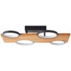 Brilliant Cheesy Plafoniera LED Nero, 1-Luce