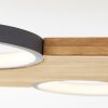 Brilliant Cheesy Plafoniera LED Nero, 1-Luce