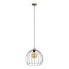 Lecueder Lampada a Sospensione Legno chiaro, 1-Luce
