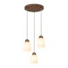 Nacimiento Lampada a Sospensione Legno chiaro, 3-Luci