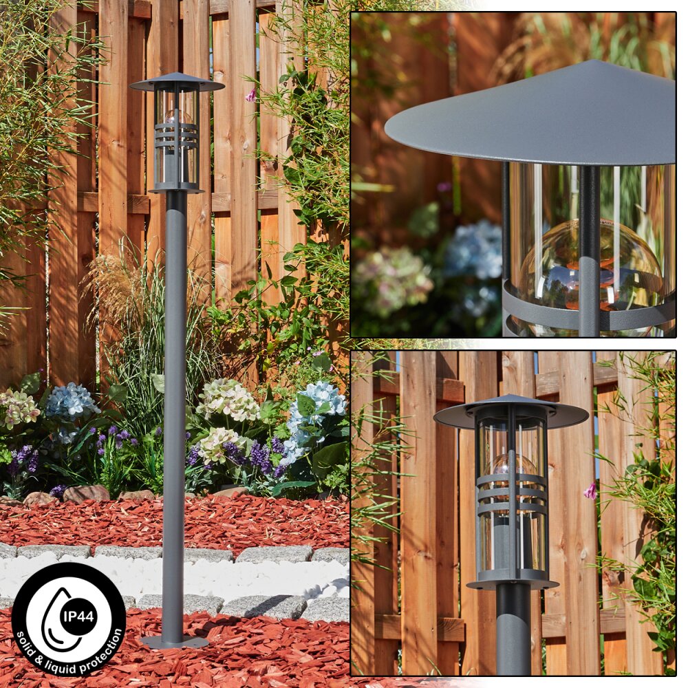 Fukuoka Lampioncino Segnapasso Antracite, 1-Luce main product photo