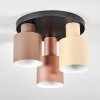 Fessade Plafoniera Beige, Marrone, Bronzo, 3-Luci