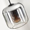 Lauden Lampadario a sospensione Vetro 20cm Chiaro, Grigio fumo, 1-Luce