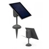 Lutecsun connec Solar MINIS Set composto da 2 Lampade e 1 Pannello solare LED Cromo, Nero, 3-Luci